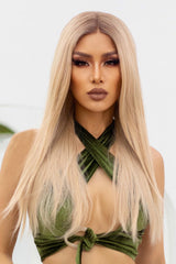 13*2‘’ Lace Front Wigs Synthetic Long Straight 24'' 150% Density COCO CRESS