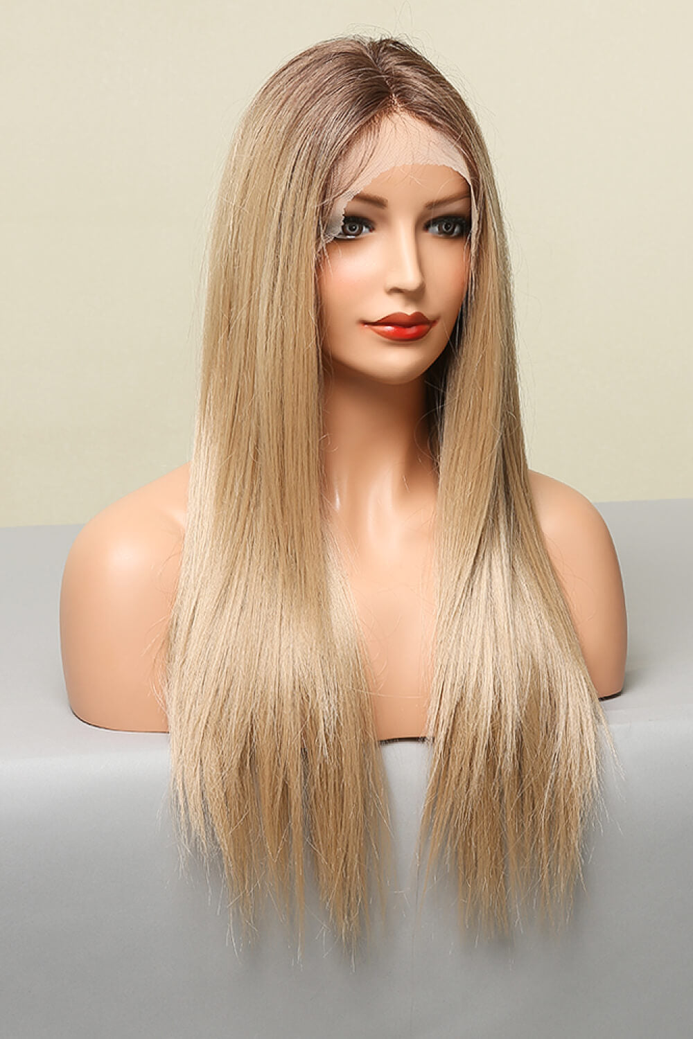 13*2‘’ Lace Front Wigs Synthetic Long Straight 26'' 150% Density COCO CRESS