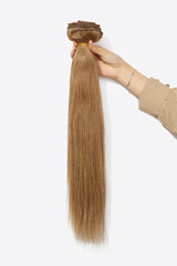 16'' 100g #10 Clip-in Hair Extensions Human Virgin Hair COCO CRESS