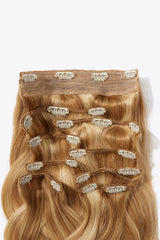 16'' 140g #10 Clip-in Hair Extensions Human Virgin Hair COCO CRESS