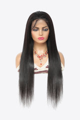 18" 13*4" Natural Human Wigs in Black 150% Density COCO CRESS