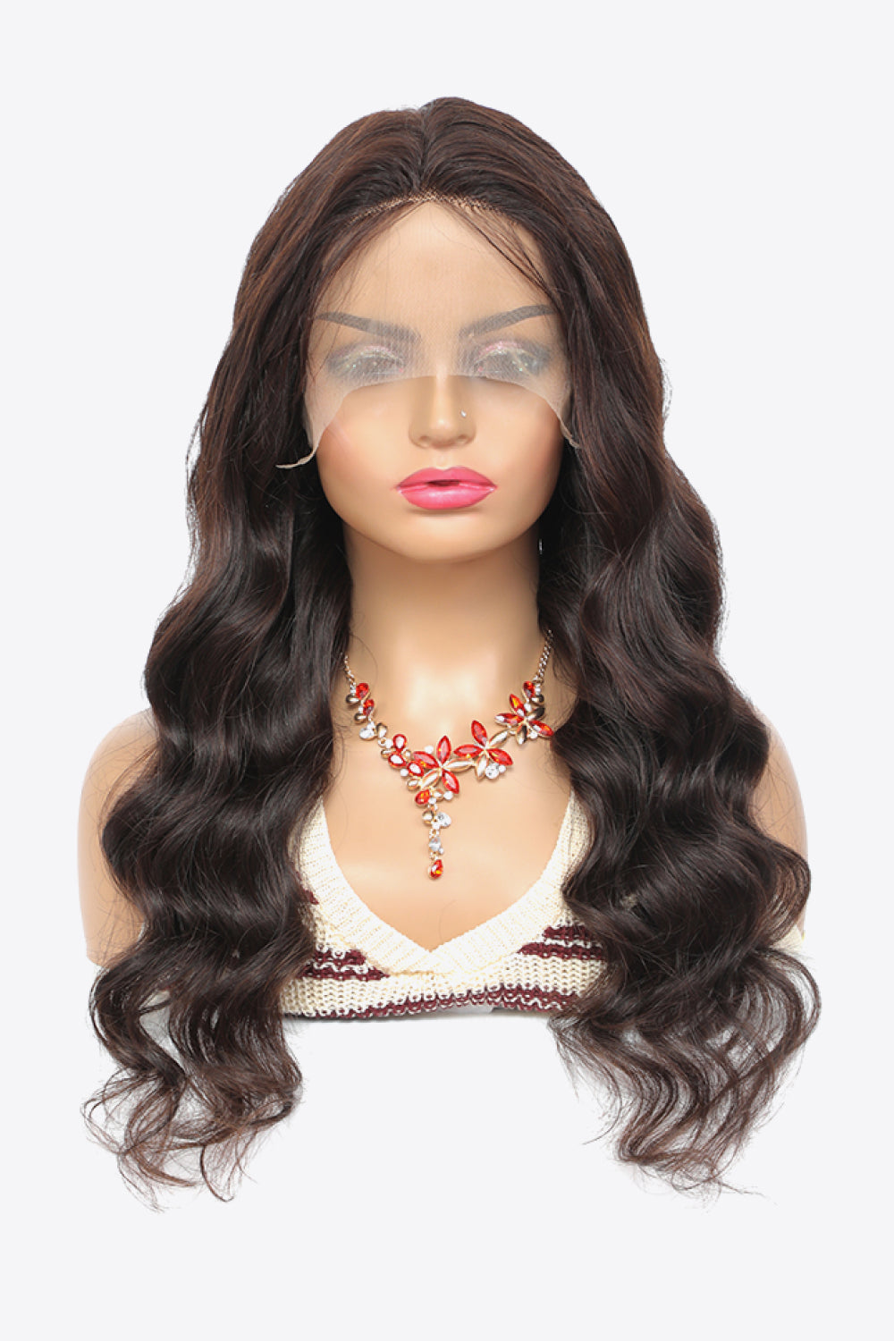 20" 13*4" Lace Front Wave Human Wigs in Natural color 150% Density COCO CRESS