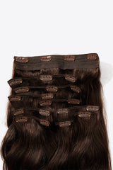 20" 200g #2 Clip-in Hair Extensions Human Virgin Hair COCO CRESS