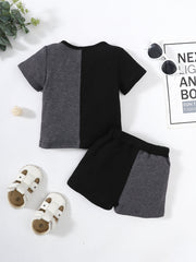 Boys Two-Tone T-Shirt and Shorts Set COCO CRESS