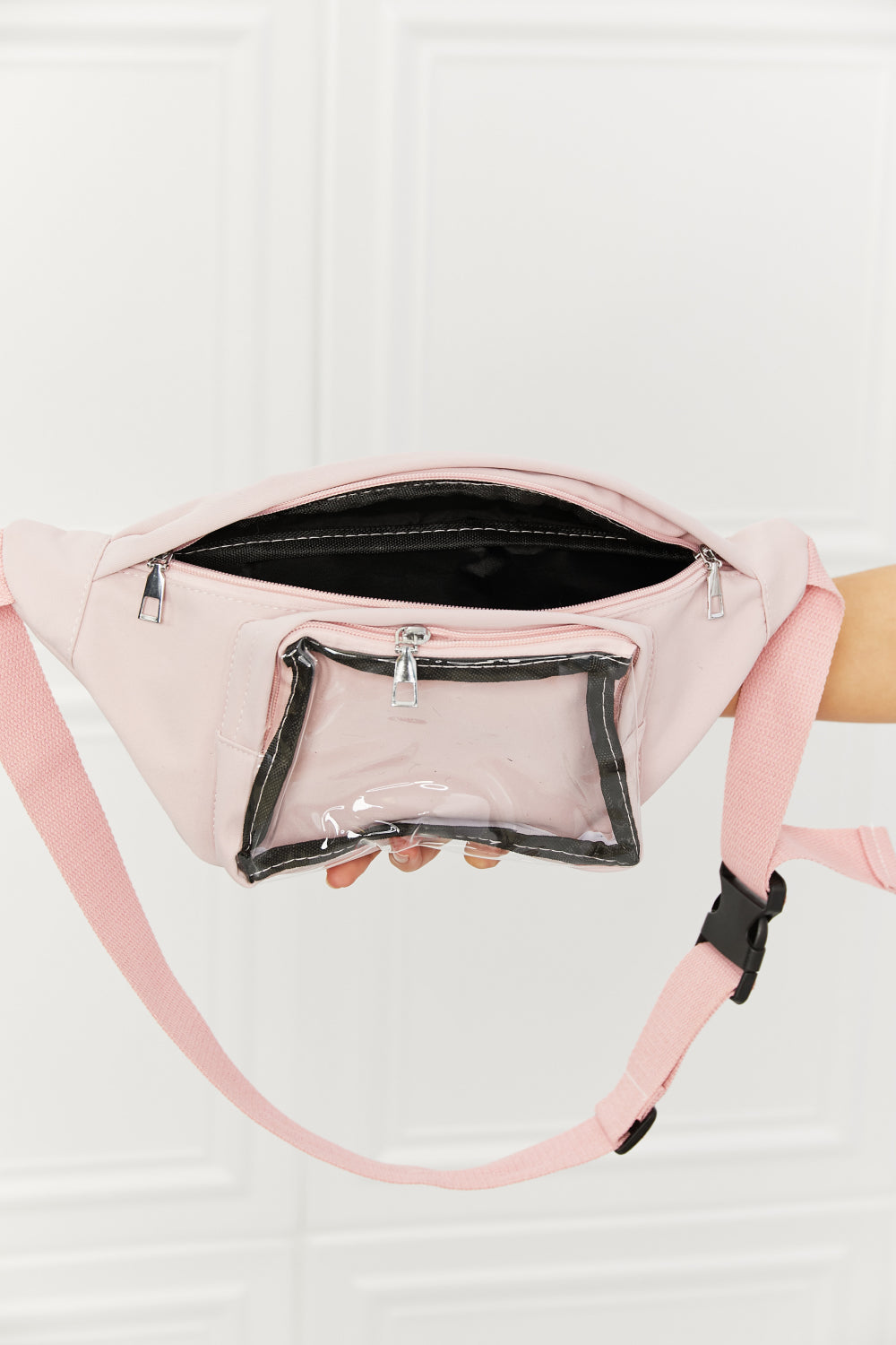 Fame Doing Me Waist Bag in Pink COCO CRESS