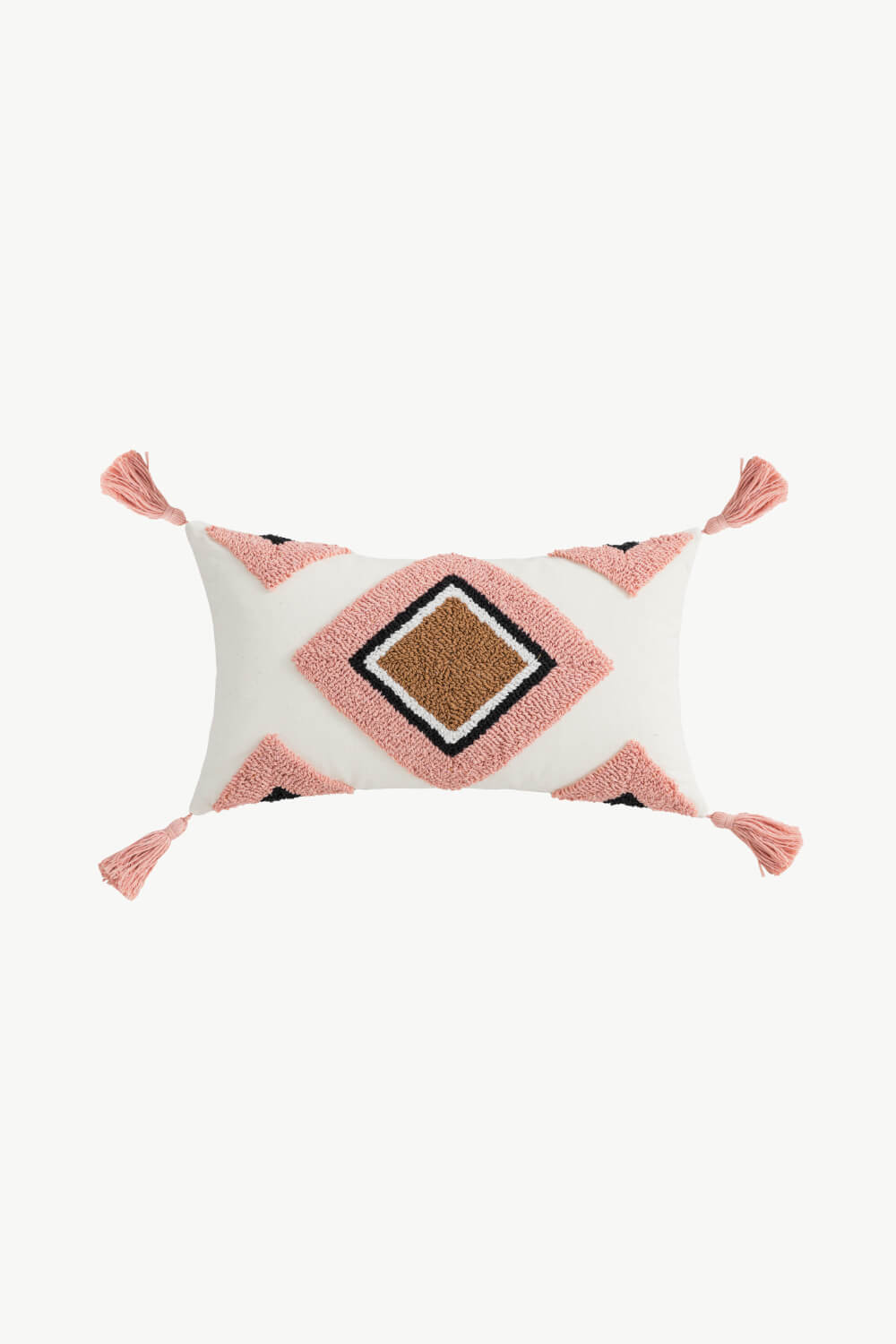 Geometric Graphic Tassel Decorative Throw Pillow Case COCO CRESS