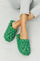 NOOK JOI Laid Back Bubble Slides in Green COCO CRESS