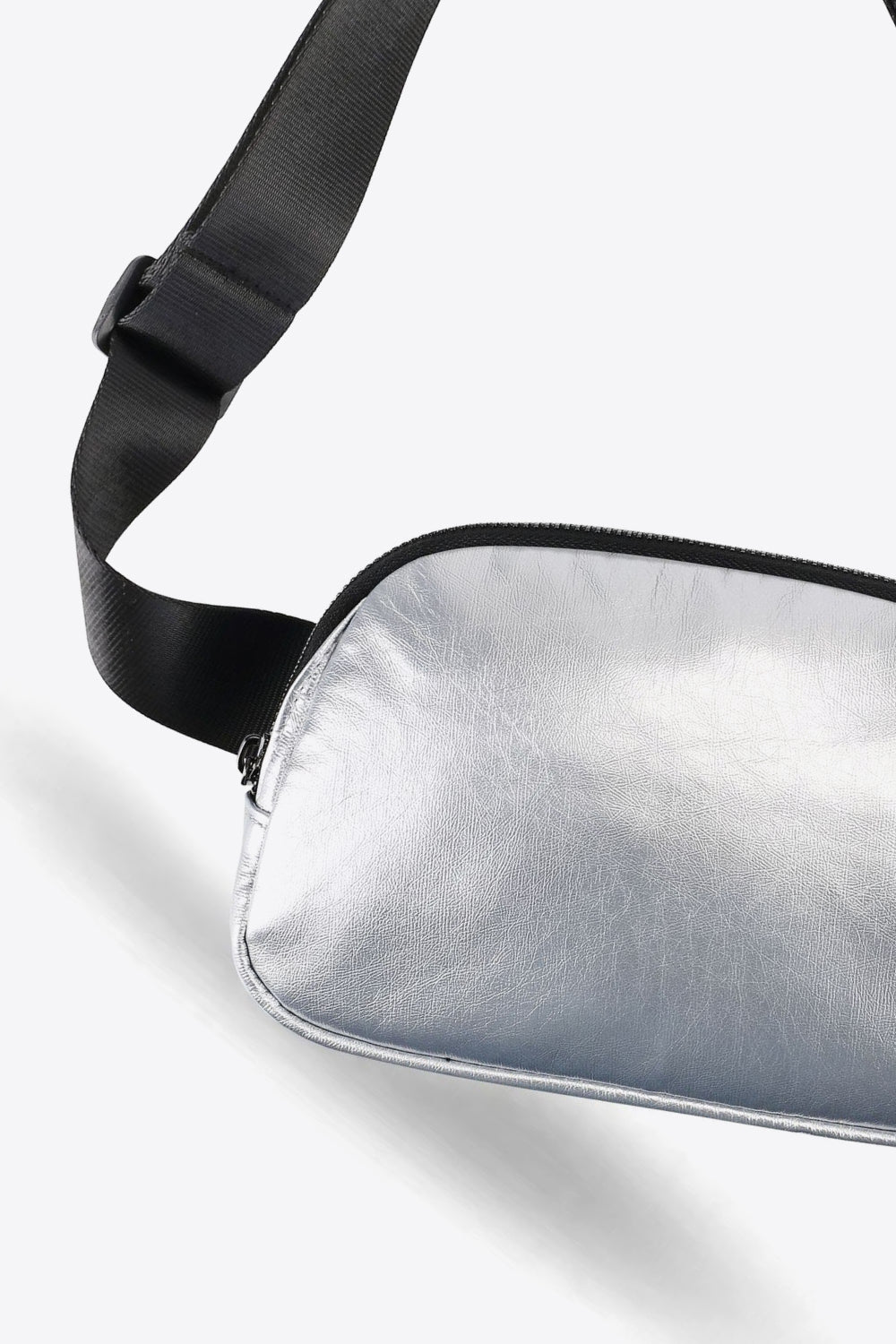 PU Leather Adjustable Strap Sling Bag COCO CRESS