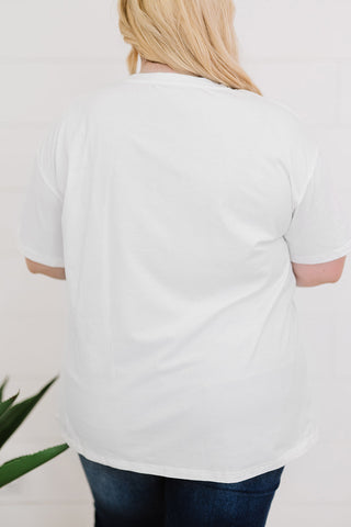 Plus Size Graphic Round Neck T-Shirt COCO CRESS