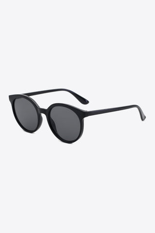 Round Full Rim Polycarbonate Frame Sunglasses COCO CRESS