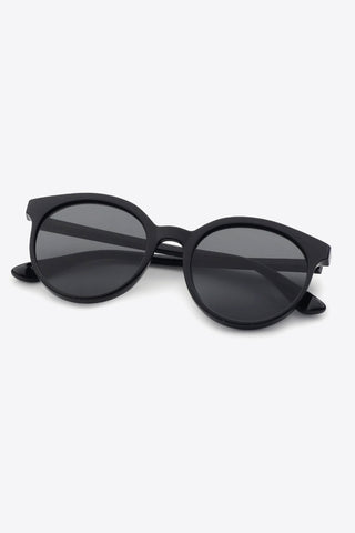 Round Full Rim Polycarbonate Frame Sunglasses COCO CRESS