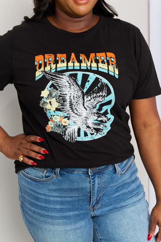mineB Full Size DREAMER Graphic T-Shirt COCO CRESS